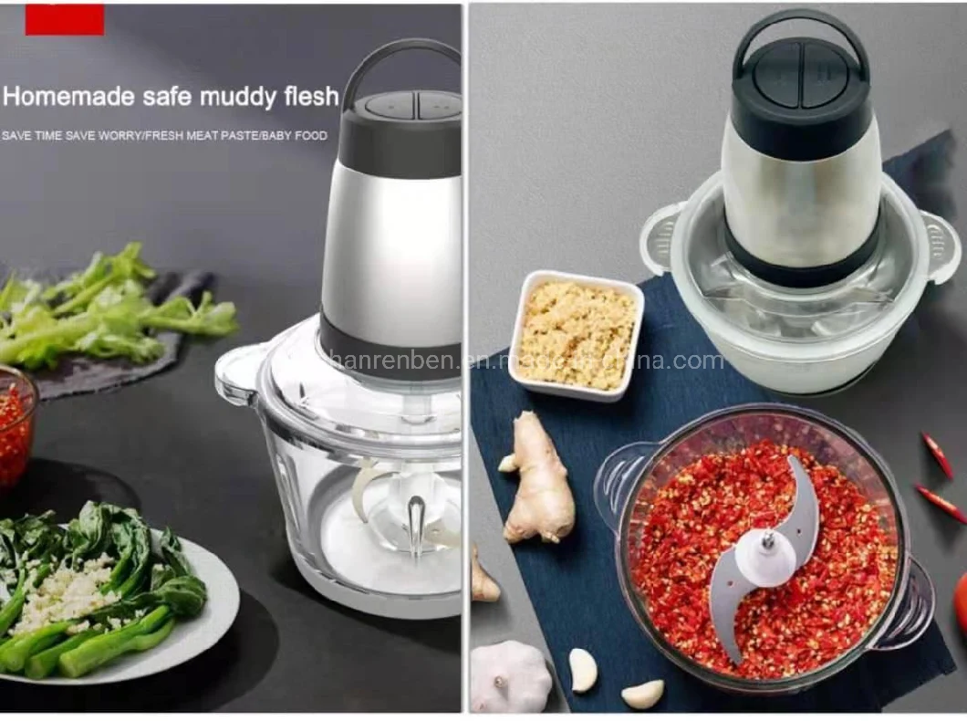 300W Slicer Onion Cutter Food Fruit & Vegetable Tools Meat Grinders Automatic Mini Electric Vegetable Chopper